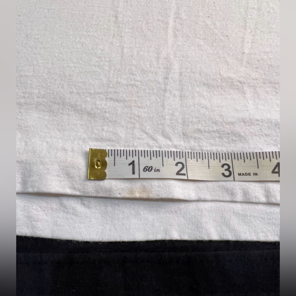 Vintage BVD Off White Plain Basic Classic Crewneck Tshirt - Picture 11 of 11